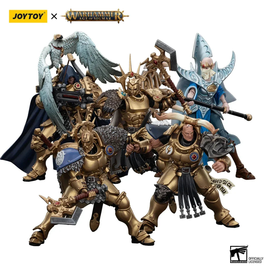 JOYTOY Warhammer AGE OF SIGMAR 1/18 Action Figures Stormcast EternalsThe Blacktalons - set 5 / 13.6cm