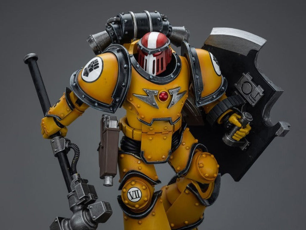 Joytoy Warhammer Imperial Fists Legion Mkiii Breacher Squad Sergeant With Thunder Hammer Jt9107