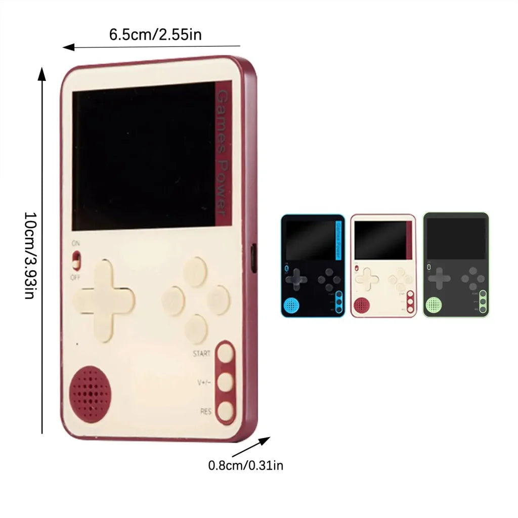 K10 Thin Handheld Game Console 2.4 Inch Screen