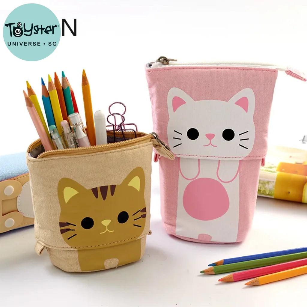 Kawaii Multifunctional Pull-Down Pencil Holder