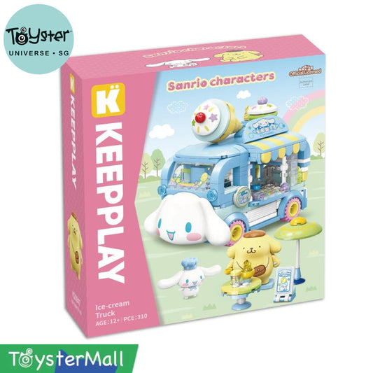 Keeppley Cinnamoroll And Pompompurin Ice Cream Truck Sanrio