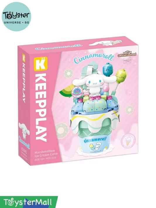 Keeppley Cinnamoroll Candy Floss Crispy Cone Sanrio