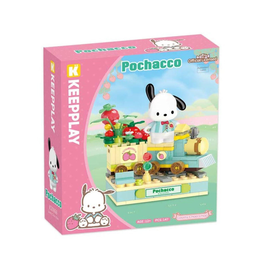 Keeppley Pochacco Strawberry Express - Sanrio