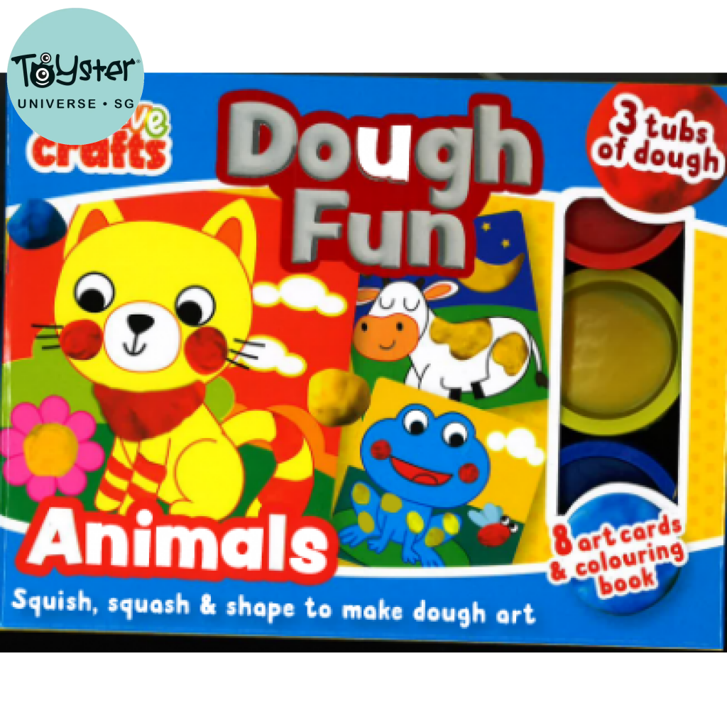 Kids Craft Kits: Dough Fun: Animals Bookoli
