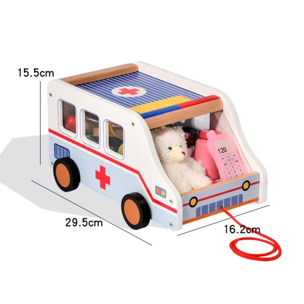 Kids Wooden Doctor Toy Set