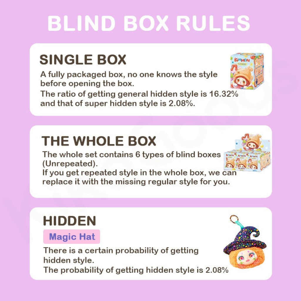 KIMMON Hat Bubble Series Plush - Blind Box - Kimmon