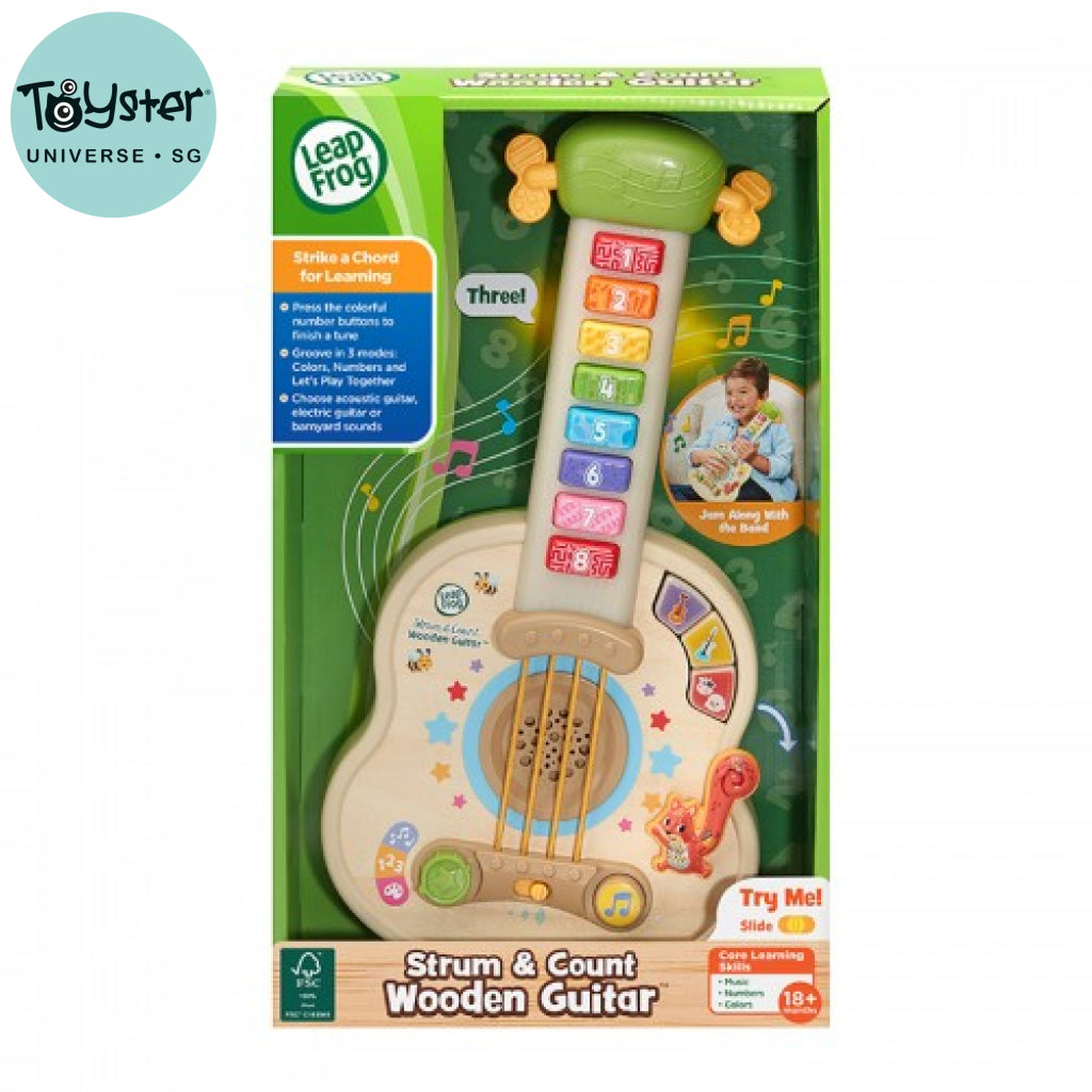 LeapFrog Strum and Count Wooden Guitar - LeapFrog