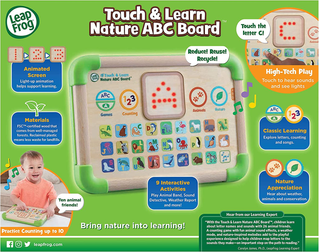 Leapfrog Touch And Learn Nature Abc Board
