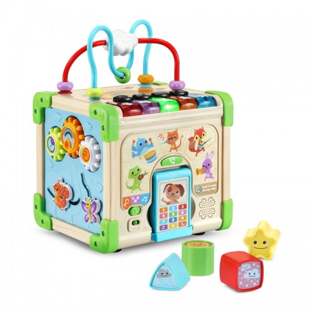 LeapFrog Touch and Learn Wooden Activity Cube - LeapFrog