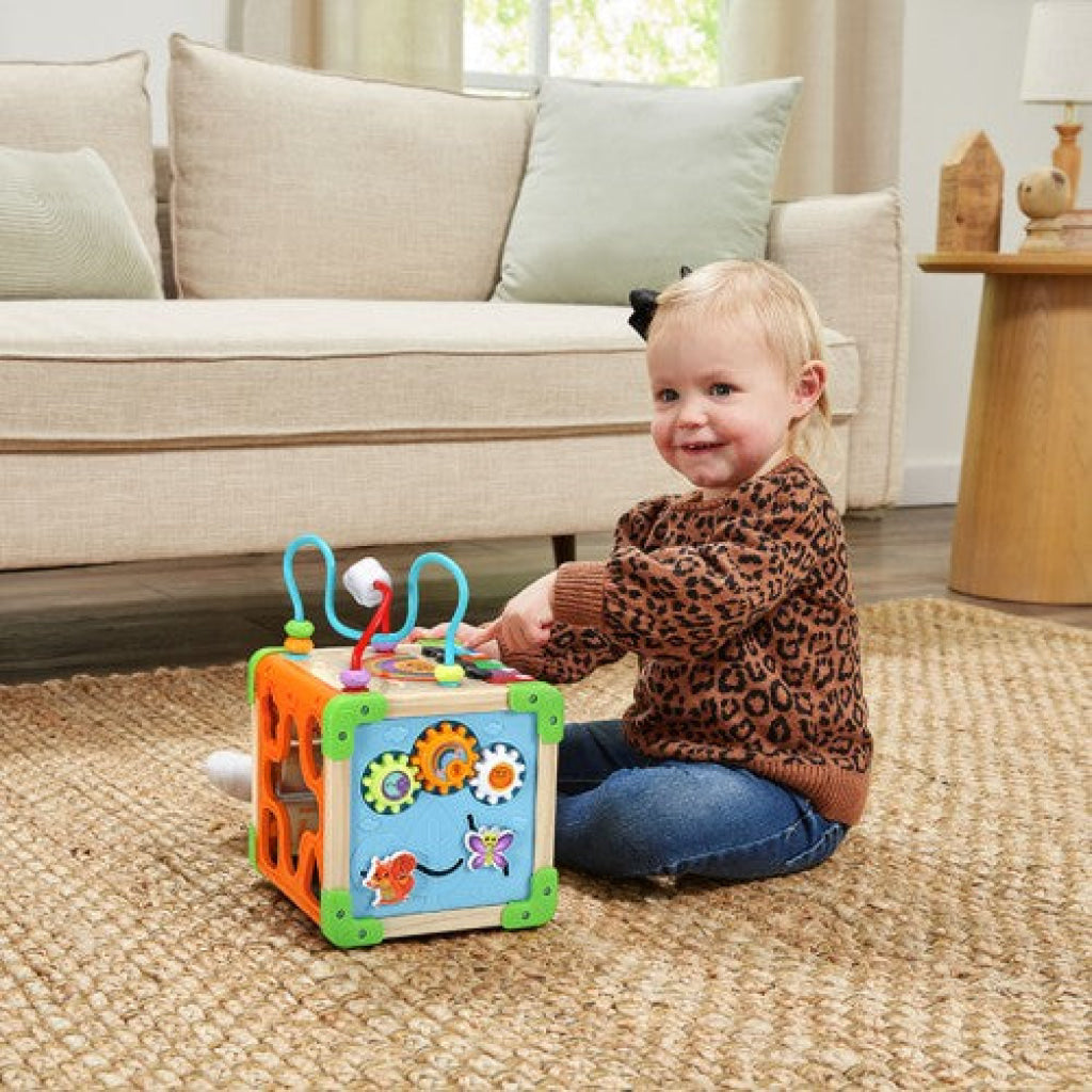 LeapFrog Touch and Learn Wooden Activity Cube - LeapFrog