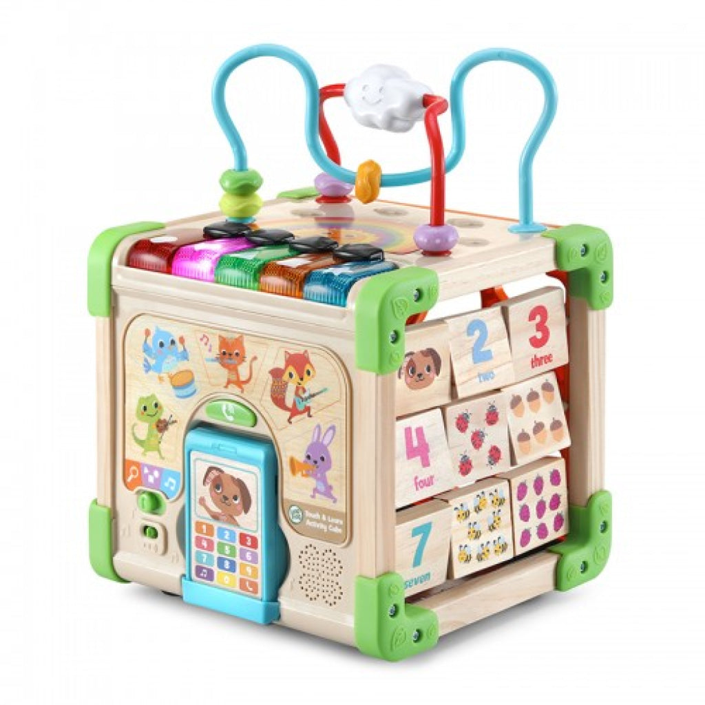 LeapFrog Touch and Learn Wooden Activity Cube - LeapFrog
