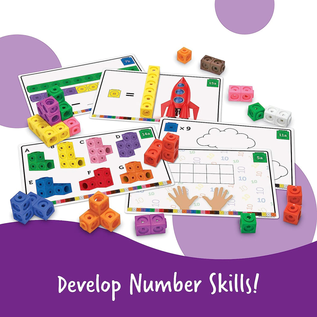 Learning Resources Mathlink Cubes Activity Set