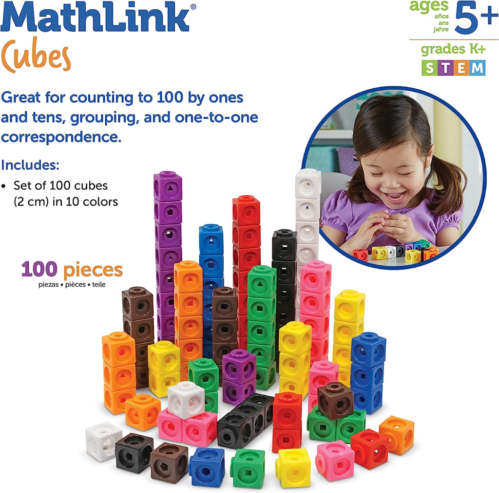Learning Resources Mathlink Cubes (Set Of 100)