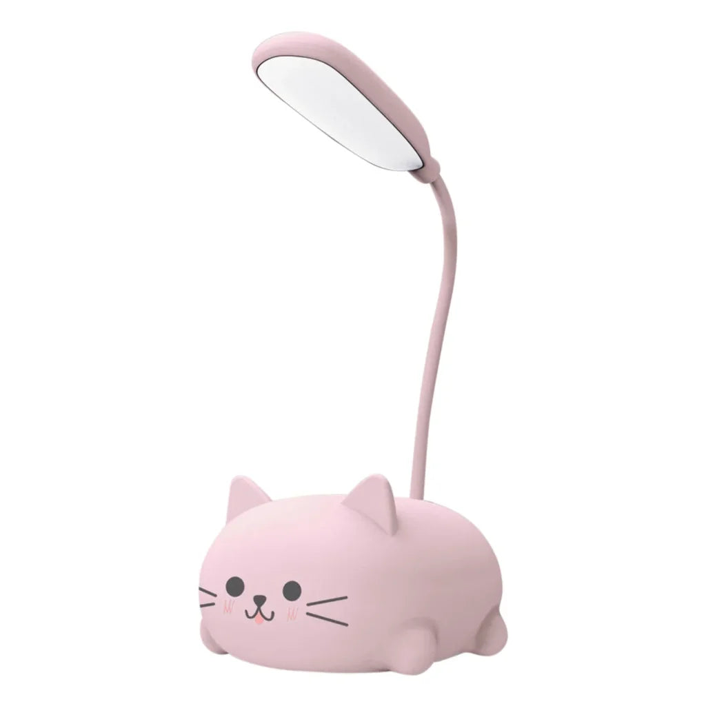 Led Desk Lamp For Kids Bedroom Cute Cat Usb Rechargeable