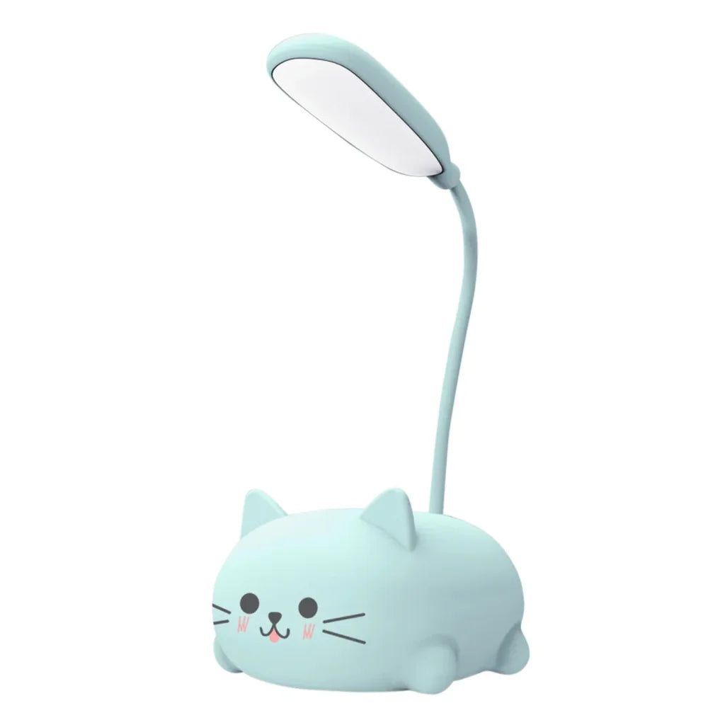 Led Desk Lamp For Kids Bedroom Cute Cat Usb Rechargeable