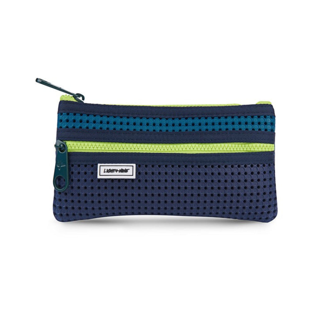 Light + Nine Flat Pencil Pouch Surf Lime Light + Nine