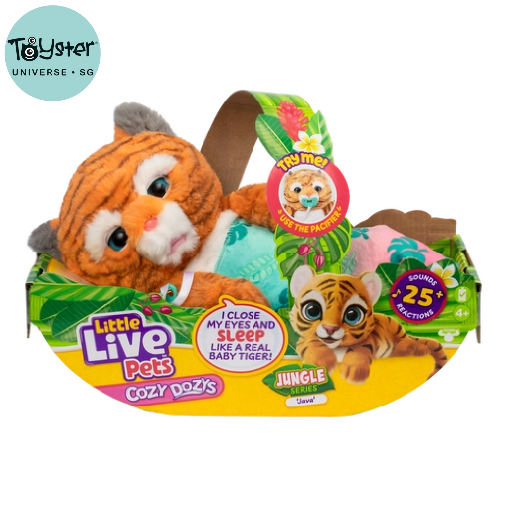 Little Live Pets Cozy Dozys – Jungle Series Java The Tiger