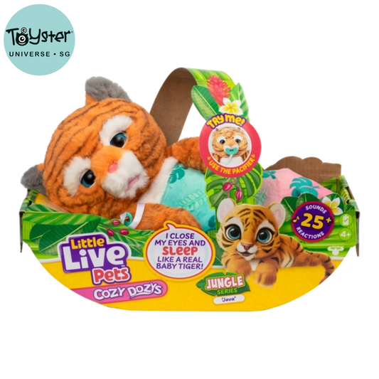 Little Live Pets Cozy Dozys – Jungle Series Java The Tiger
