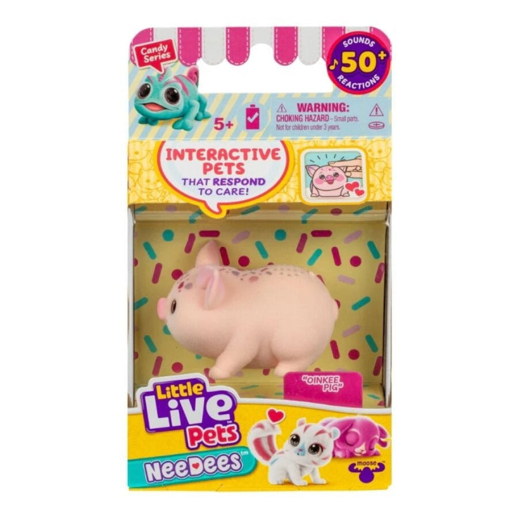 Little Live Pets S2 Needees - Assorted - Oinkee Pig - Little Live Pets