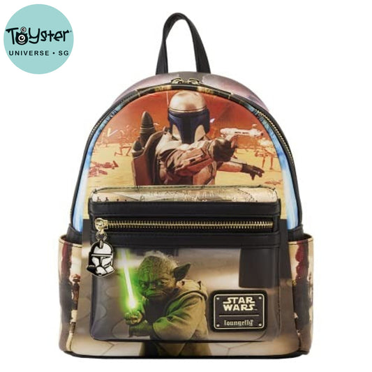Loungefly Star Wars Episode Two Attack Of The Clones Scene Mini Backpack - Loungefly
