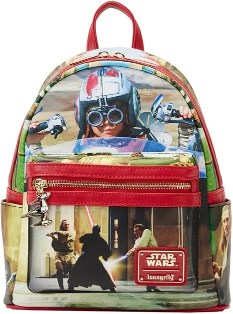Loungefly Star Wars Scenes Phantom Menace Mini Backpack - Loungefly