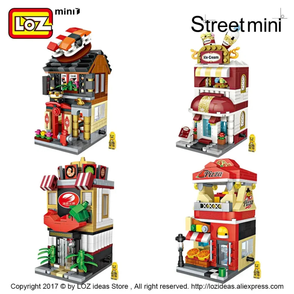 Loz Mini Blocks Building City Series Street