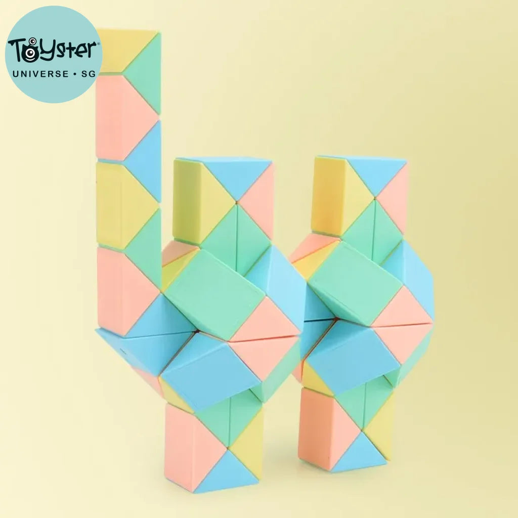 Magic Snake Cube Blocks Toys For Kids