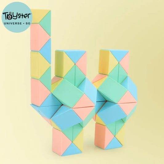 Magic Snake Cube Blocks Toys For Kids