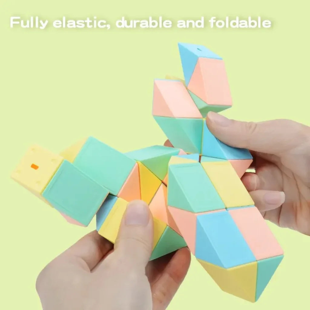 Magic Snake Cube Blocks Toys For Kids