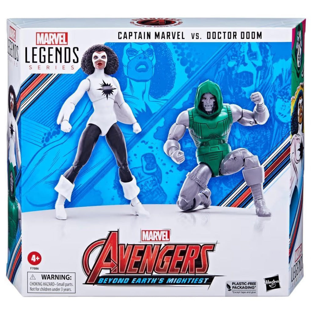 Marvel Legends Series Captain Marvel vs. Doctor Doom 6 Inch - Marvel