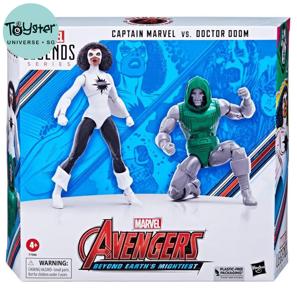 Marvel Legends Series Captain Marvel vs. Doctor Doom 6 Inch - Marvel
