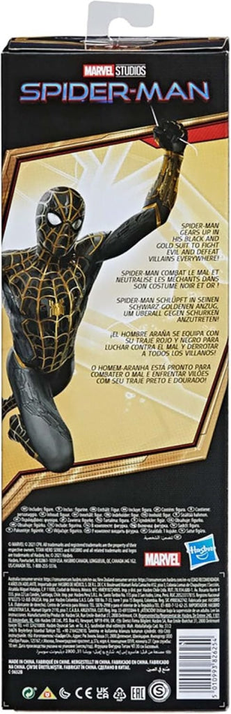 Marvel Spider-Man 3 Movie Titan Hero Series Black & Gold Suit Spider-Man Action Figure - Marvel