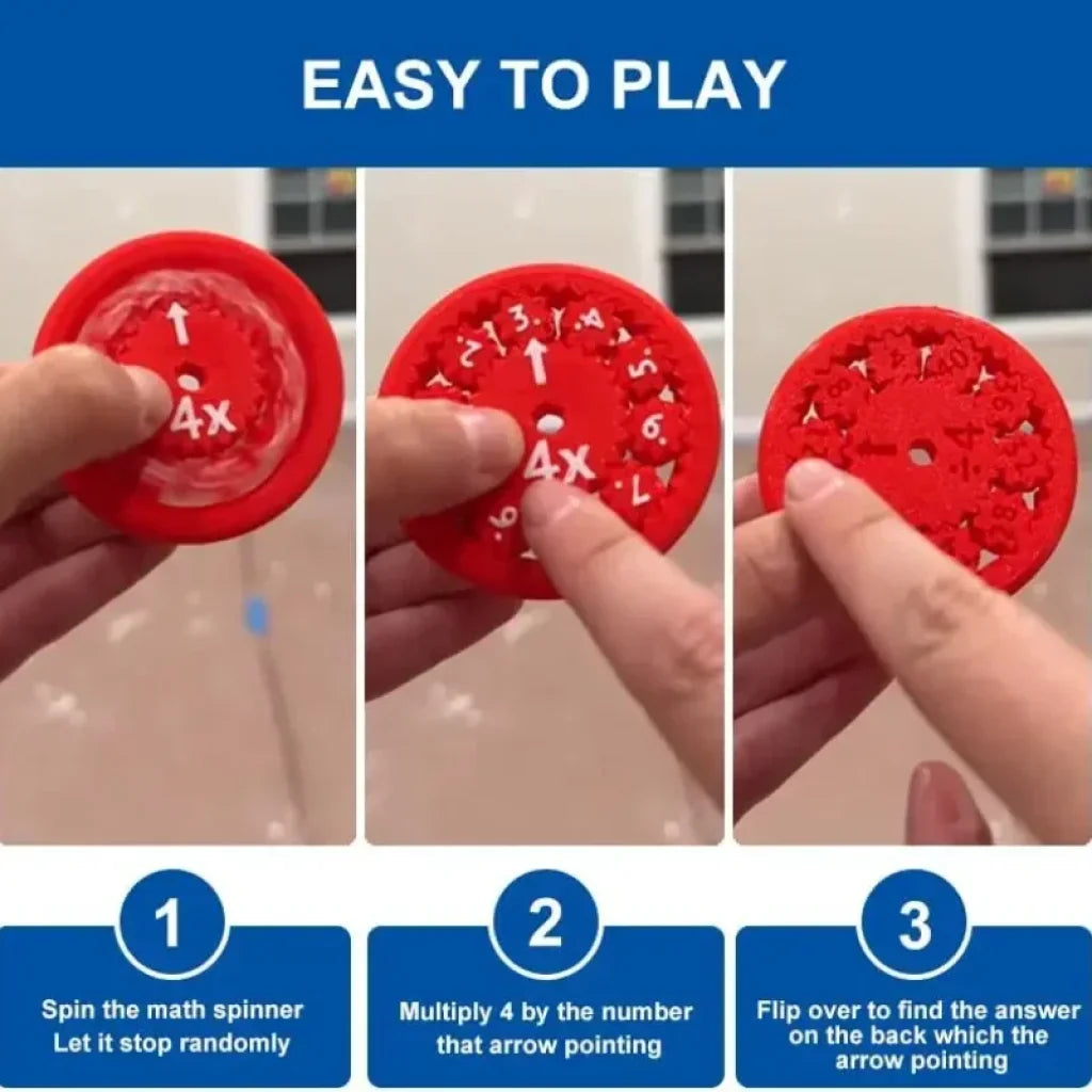 Math Game Fidget Spinners