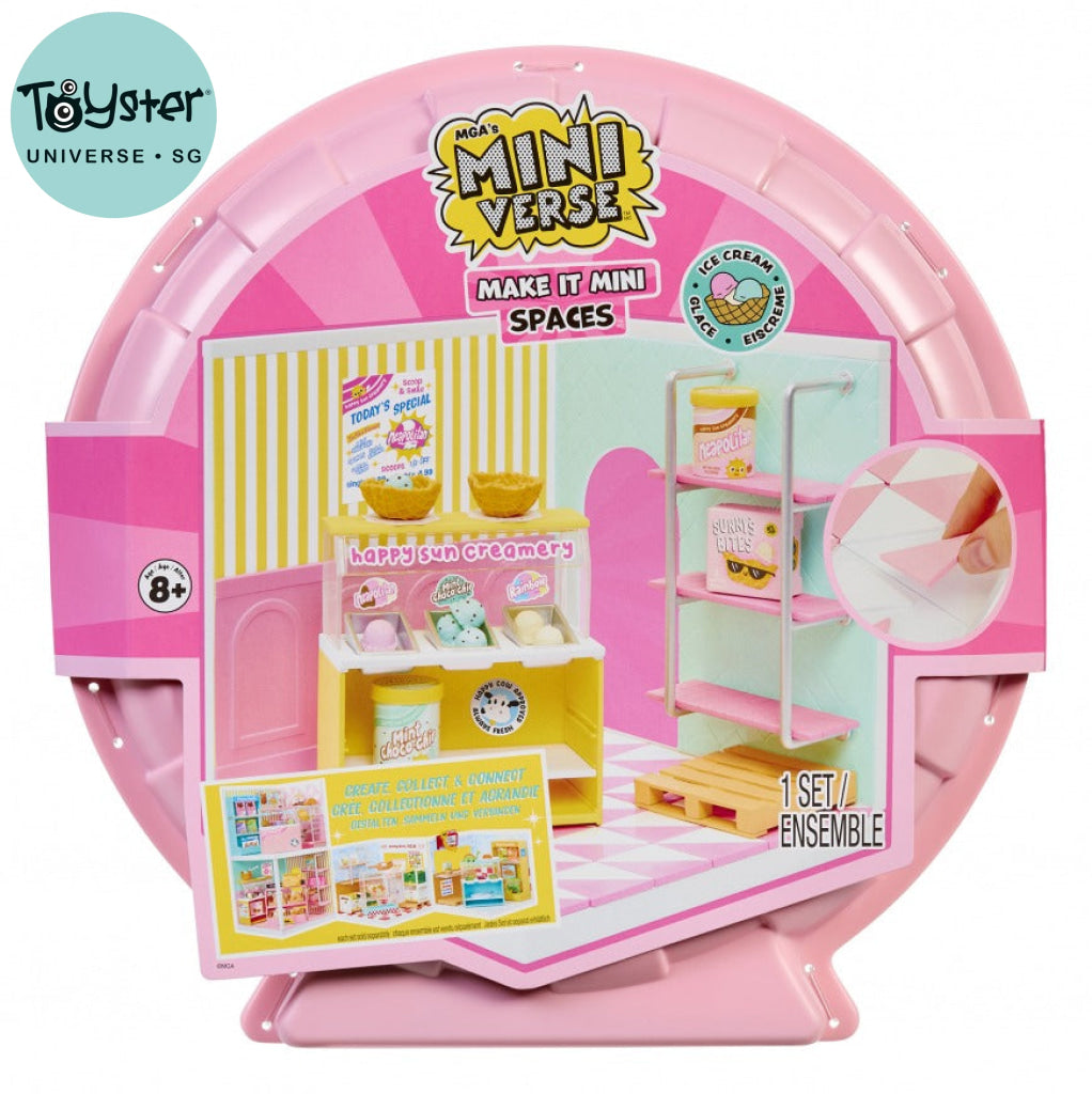 MGA’s Miniverse Spaces Starter Pack - Ice Cream Shop - MGA Miniverse