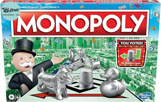 Monopoly Family Board Game (Token Vote Edition) Hasbro Gaming