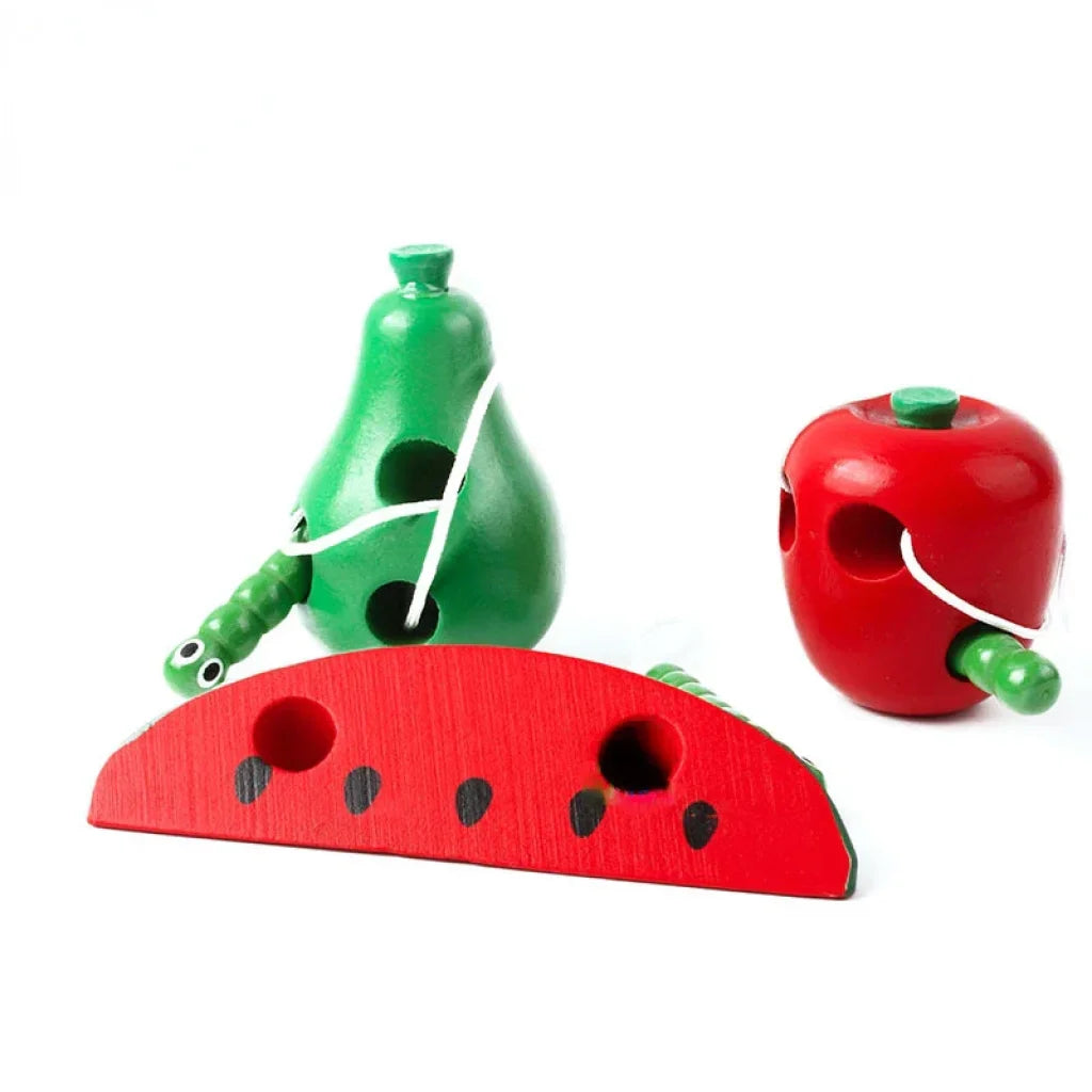 Montessori Sensory Wooden Worm