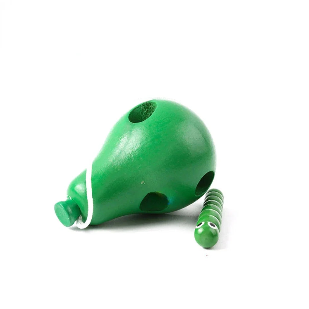 Montessori Sensory Wooden Worm
