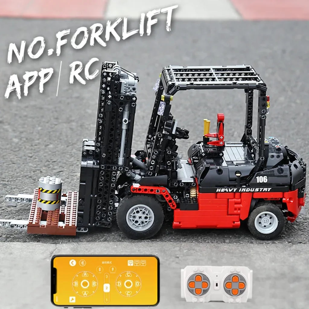 Mould King 13106 Rc Forklift Building Block Mould King