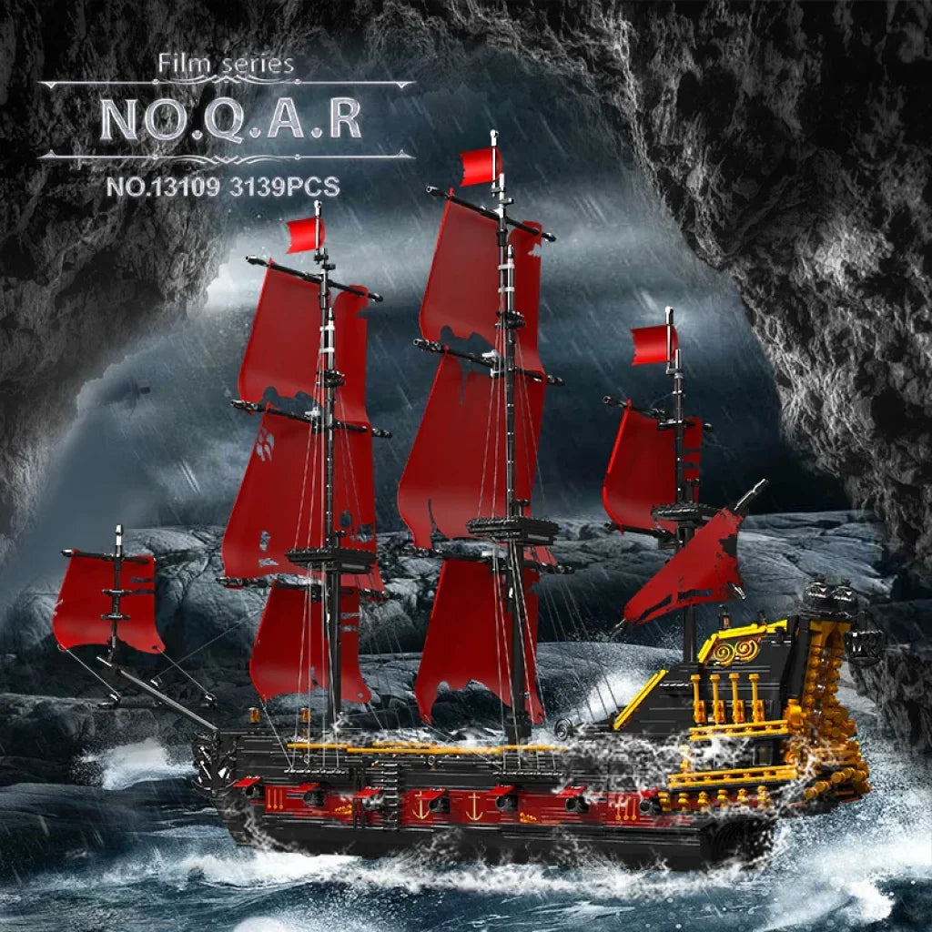 Mould King 13109 Pirates Ship Building Blocks