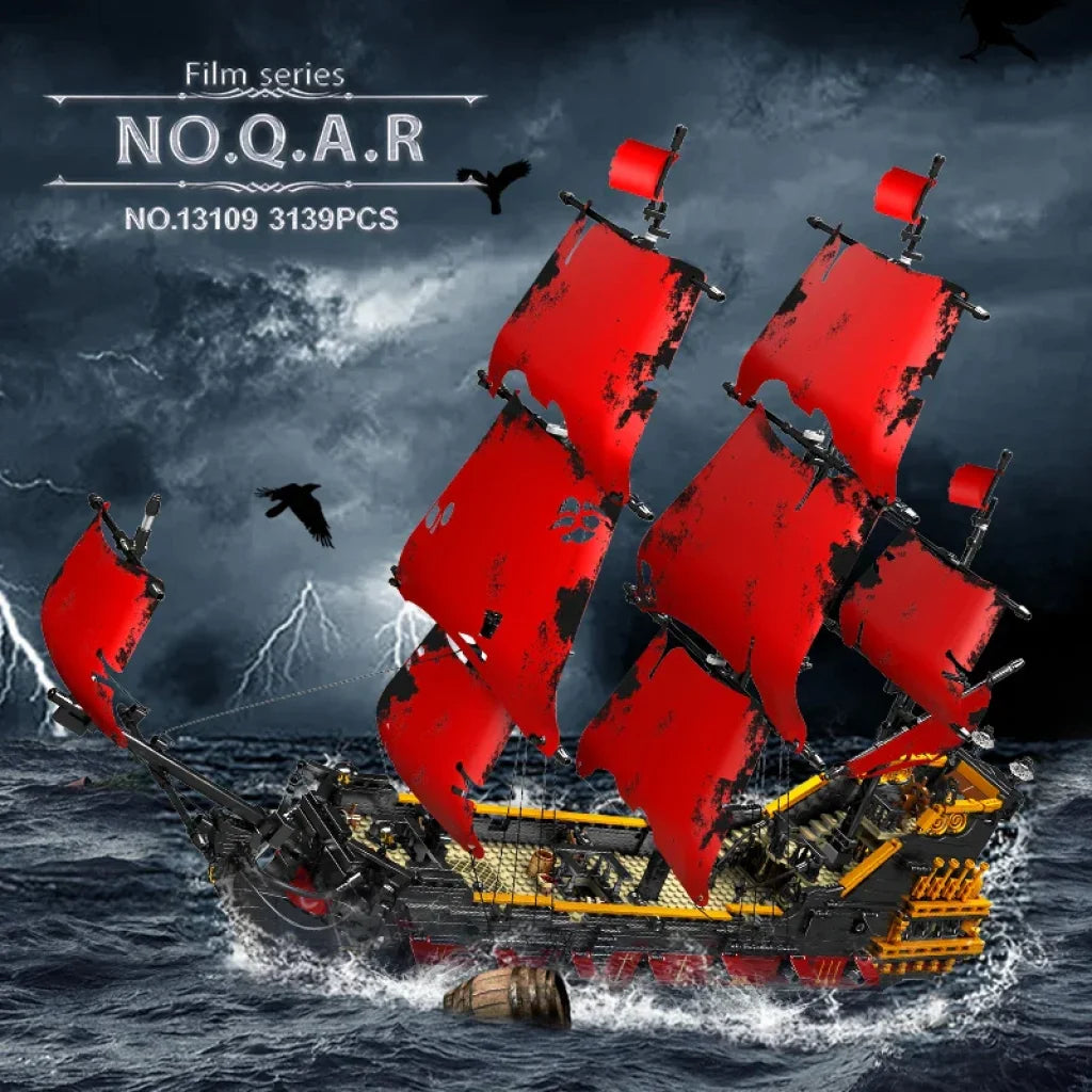 Mould King 13109 Pirates Ship Building Blocks