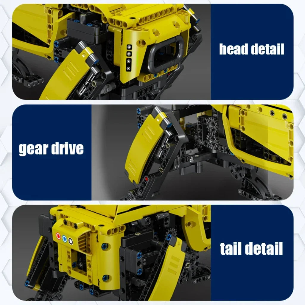 Mould King 15066 Rc Motorized Boston Dynamics Big Dog Model Alphadog
