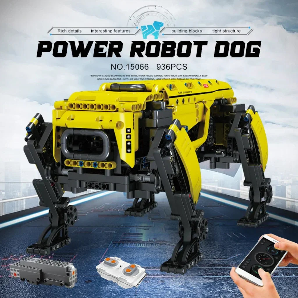 Mould King 15066 Rc Motorized Boston Dynamics Big Dog Model Alphadog