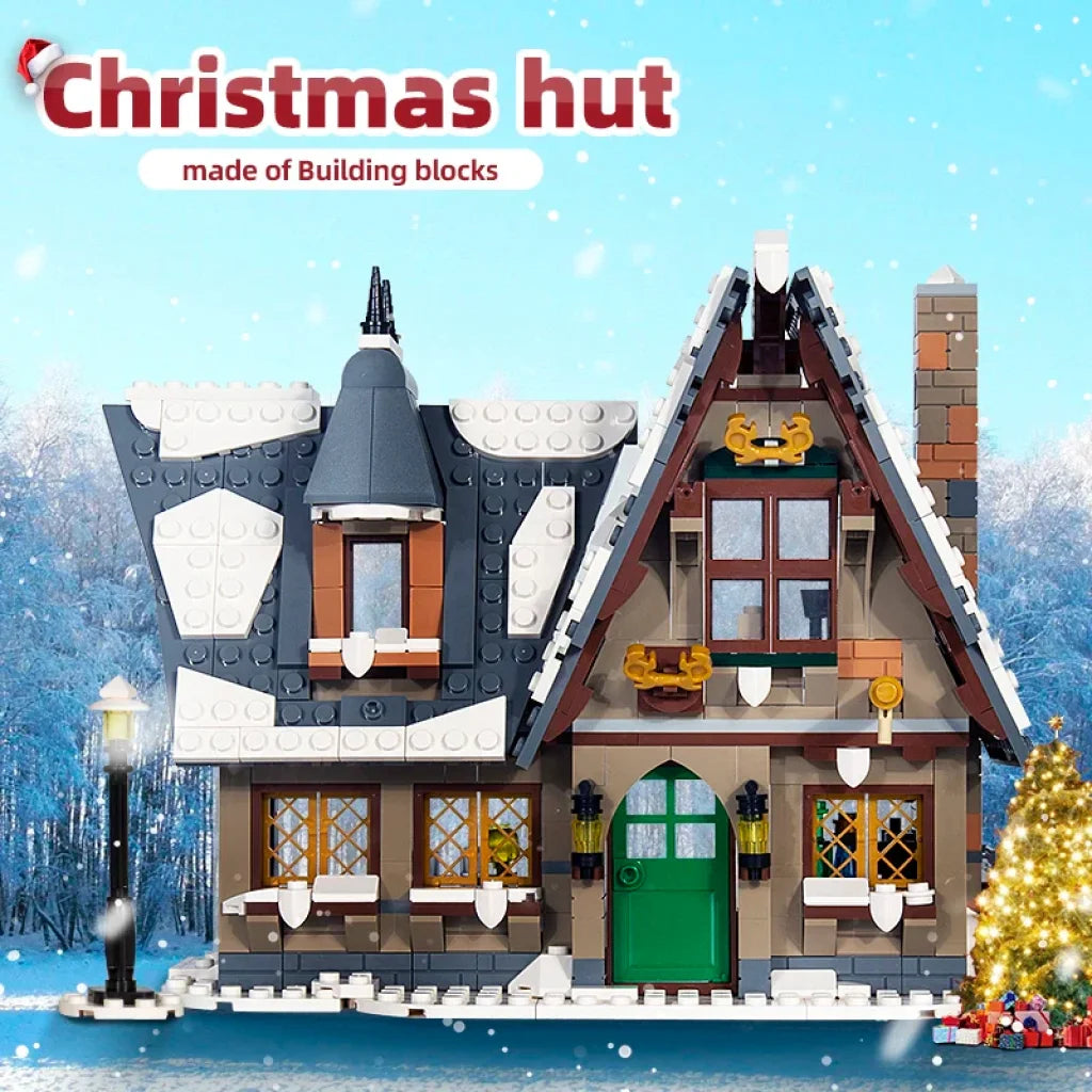 Mould King 16049 Creative Toys Christmas Cottage House Building Blocks Mould King