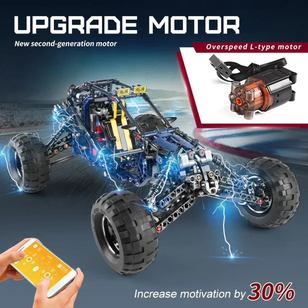 Mould King 18018 Technical Climbing Car The Moc-3028 Lightning App Remote Control