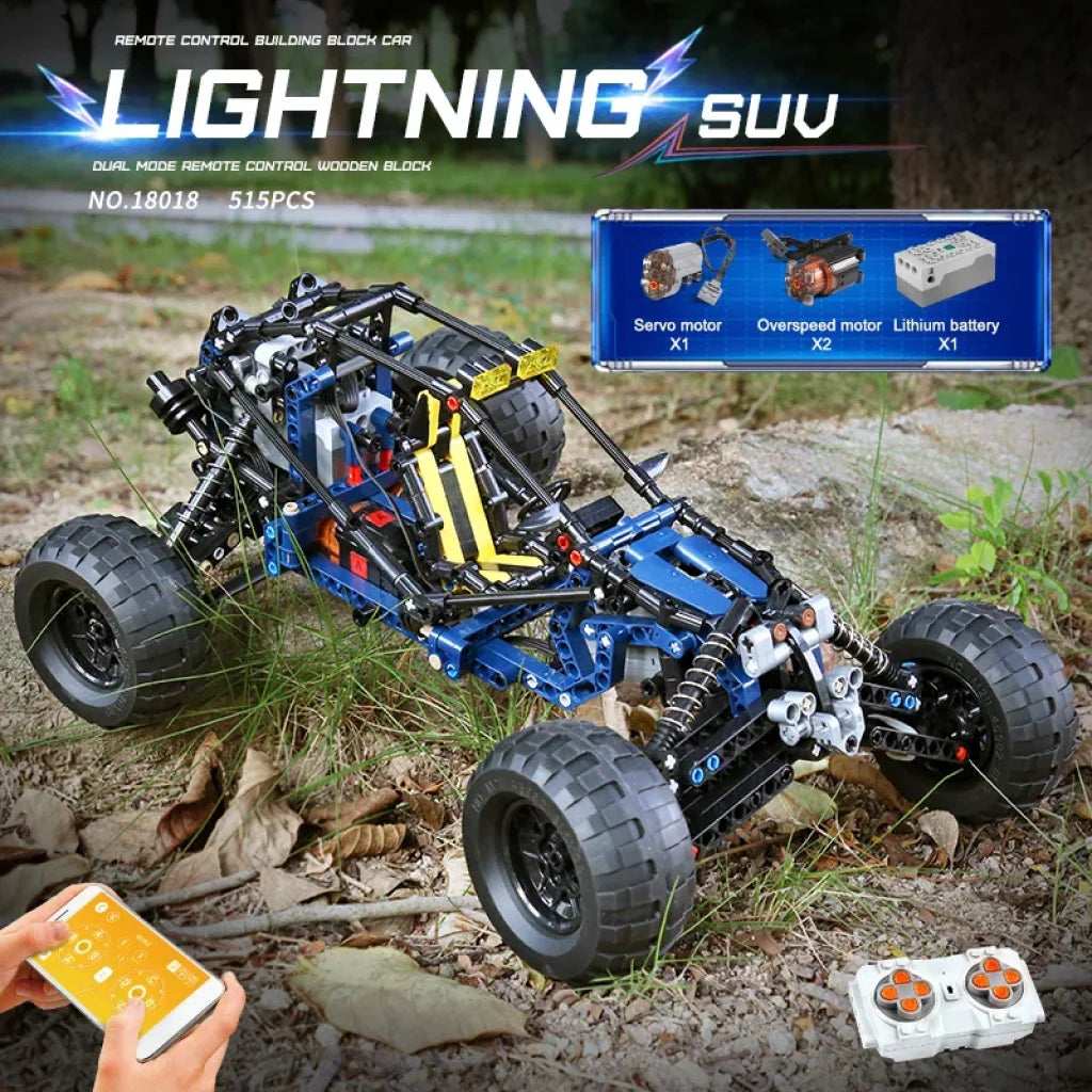 Mould King 18018 Technical Climbing Car The Moc-3028 Lightning App Remote Control