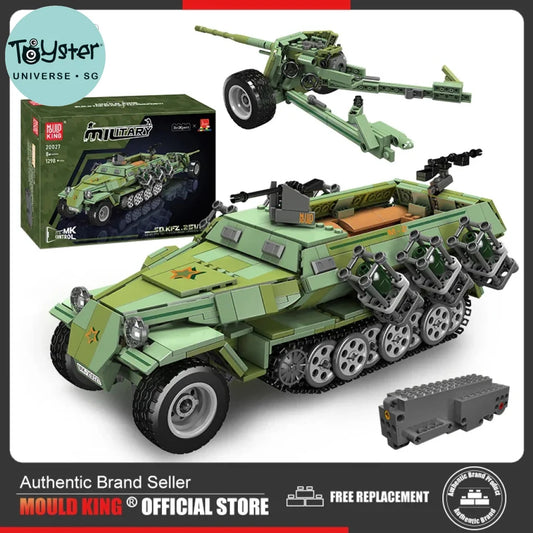 Mould King 20027 Military Tank Half Tracked Armored Vehicle Mould King