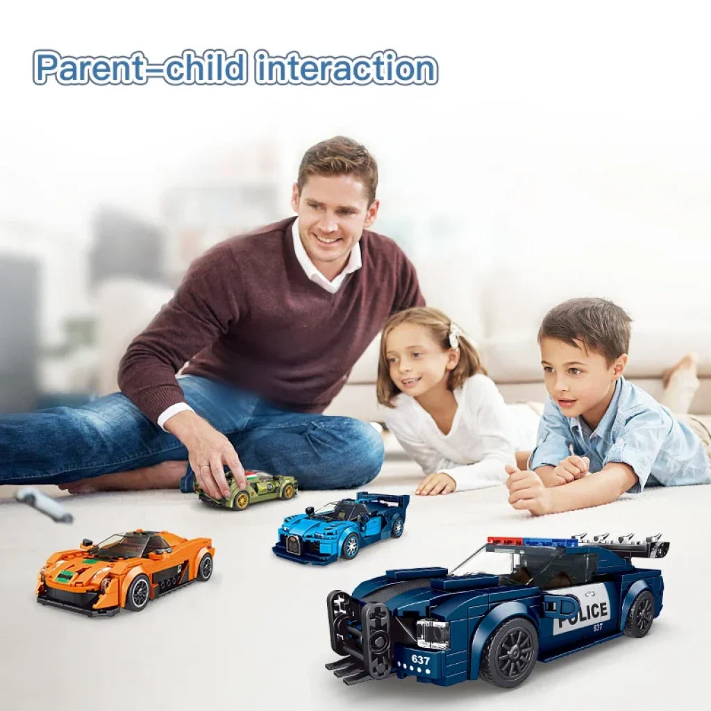 Mould King Racing Car With Display Box Building Block