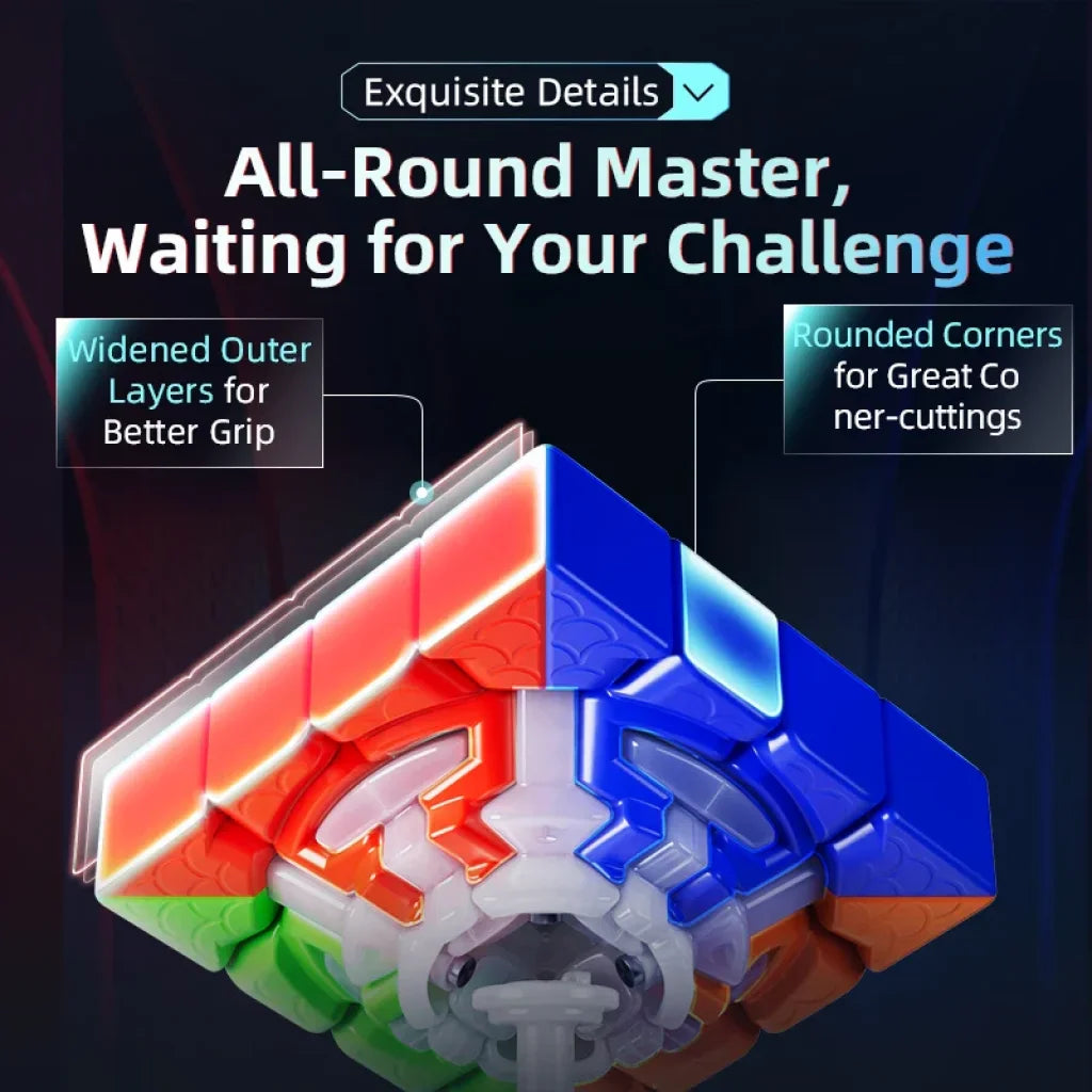 MOYU AOSU V7 4X4 Single Track Magnetic Speed Cube