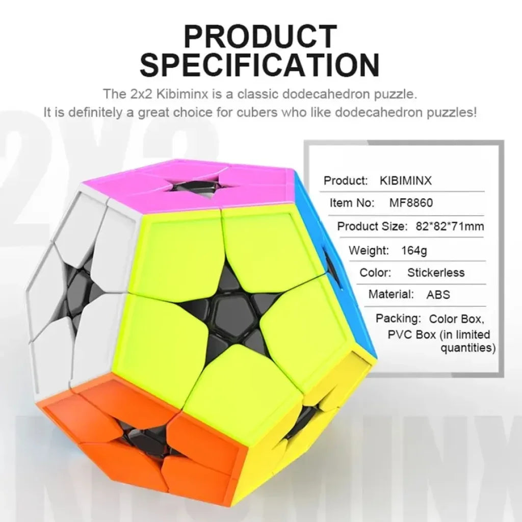 Moyu Meilong Kilominx Magic Speed Cube Stickerless Moyu