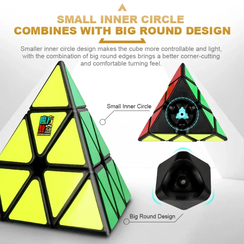 Moyu Mleilong 3X3 2X2 Pyramid Magic Cube Pyraminx 3×3 Professional Special Speed Puzzle Toy 3X3X3